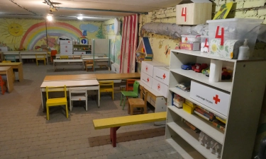 This is a story about the pre-school No 71 in Chernihiv, Ukraine